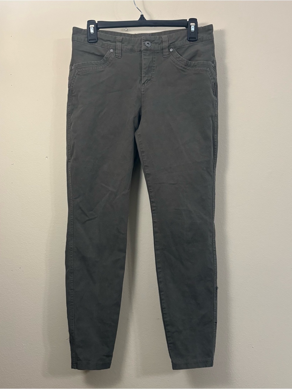 Womens Size 6 short KUHL Horizon Skinny Hiking Casual Pants pant GREY - Picture 1 of 6